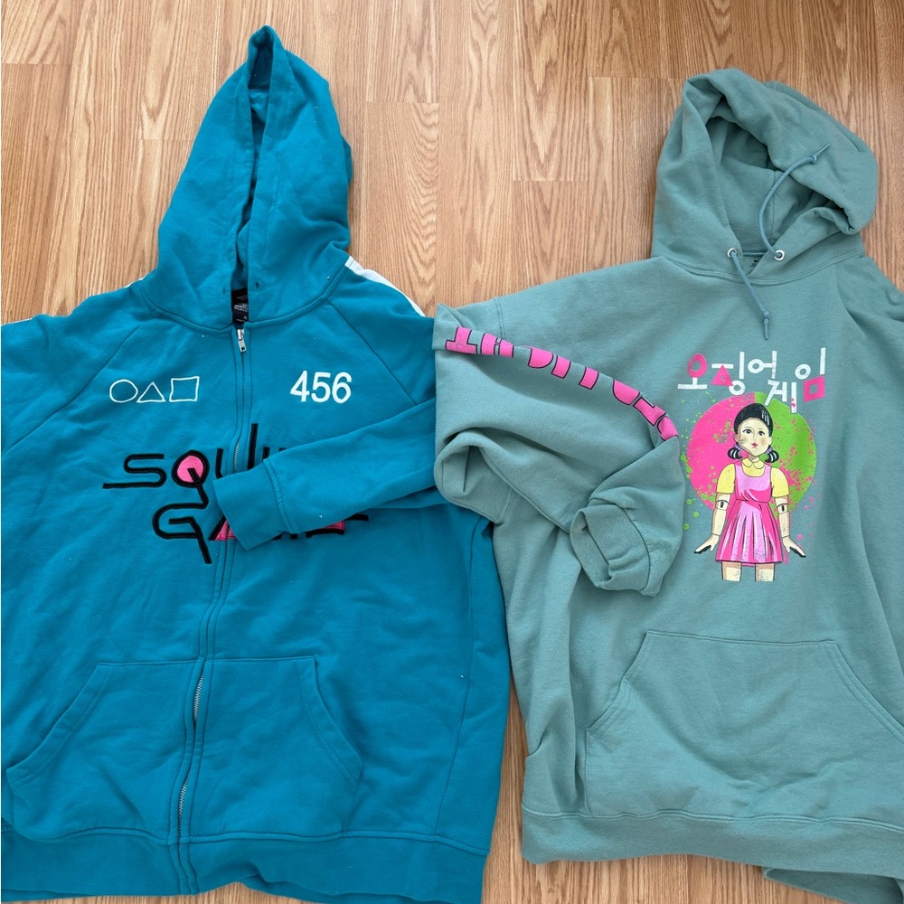Squid game hoodies